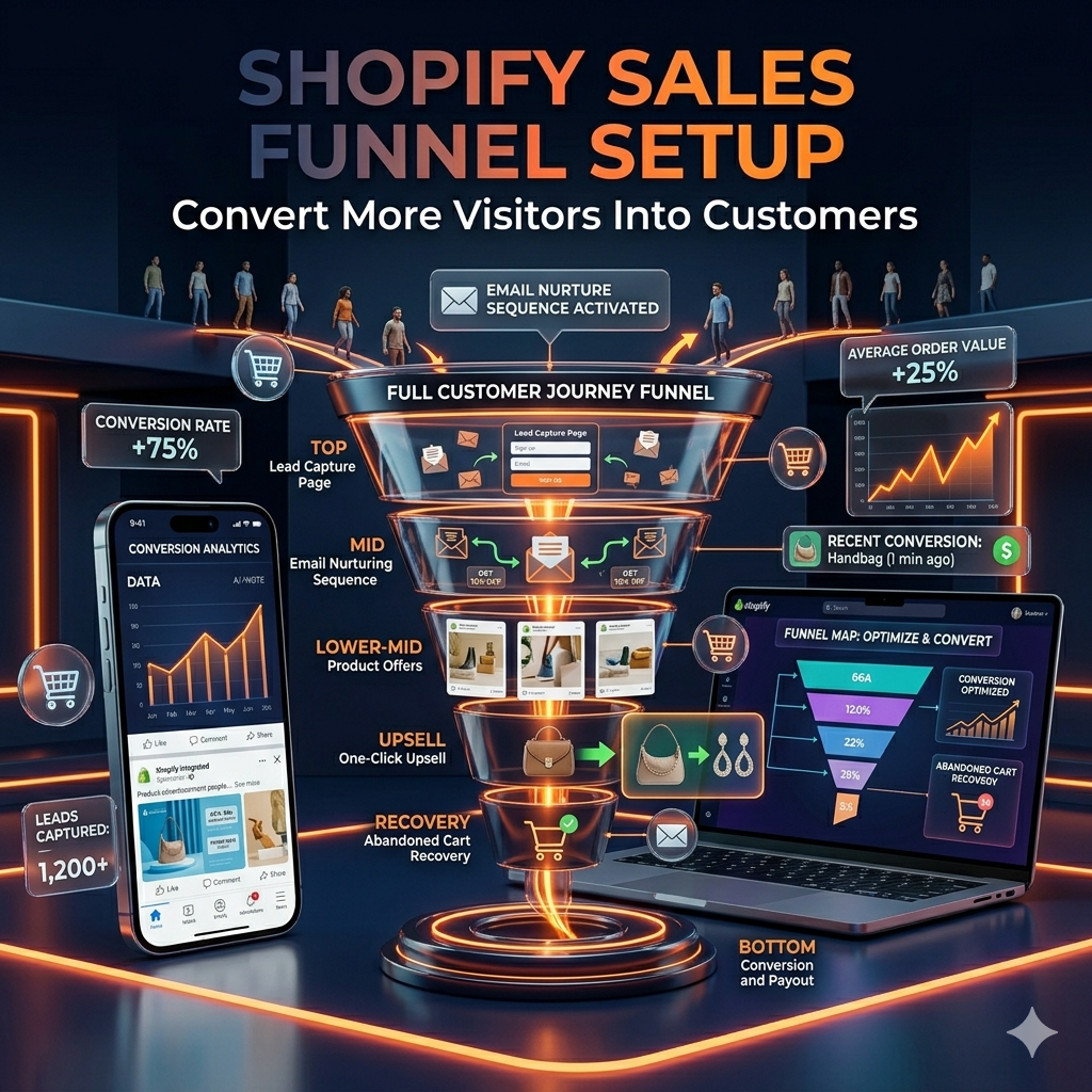 Shopify Sales Funnel Setup